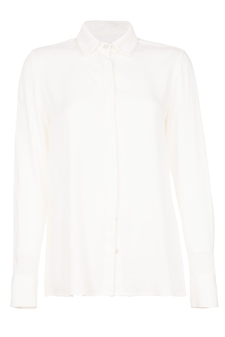 Tiffany Production Ženska bluza dugih rukava sa ukrasnom kragnom